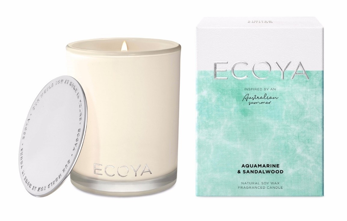 Ecoya Madison Jar – Aquamarine Sandalwood